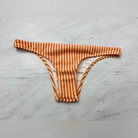 Free People Rhythm Sunbather Cheeky Bikini Bottoms Size Large NWOT $56 - Picture 2 of 10